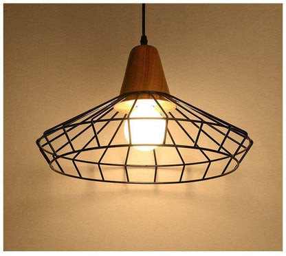 Nordic Vintage Wood Pulley Pendant Light Industrial Lighting Fixtures Retro Hanglamp For Bar Living Room Restuarant