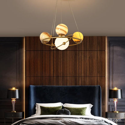 Children's Room Bedroom Eye Protection Boy Girl Creative Restaurant Modern Simple Star Space Wandering Earth Nordic Chandelier