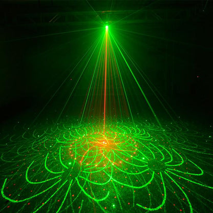 60 Patterns Laser Stage Light LED USB Charging Party RGB LED Disco Light DJ Moving Head Laser Projection Lamp Stage Lighting