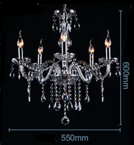 Bedroom Living Room Lamp Hotel European-style Crystal Lamp Restaurant Chandelier Creative Lamps