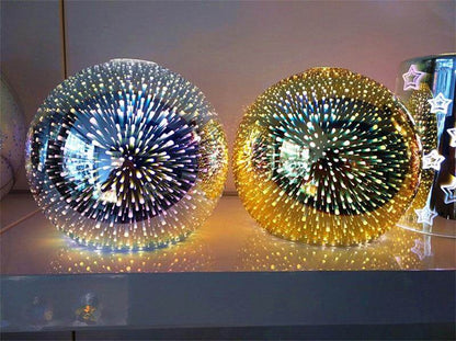 Modern 3D Colorful Nordic Starry Sky Hanging Glass Shade Pendant Lamp Lights E27 LED For Kitchen Restaurant Living Room