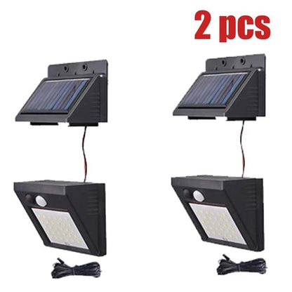 A2 LED Solar Light 40 80LED garden lamp PIR Motion Sensor night light separated for Home outdoor Street Yard Path fence