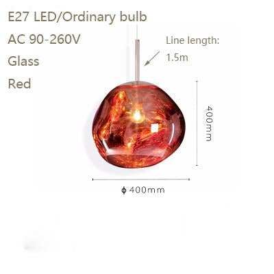 Modern Novelty Art Deco Glass Pendant Light LED E27 With 3 Colors For Living Room Bedroom Restaurant Kitchen Cafe Hotel Office