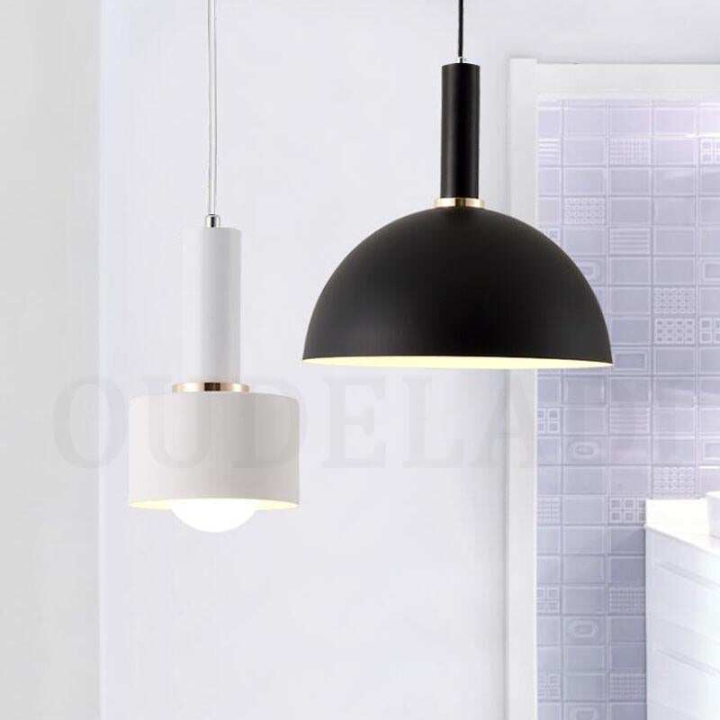 Nordic Macarons pendant lights Modern bedroom bedside dining room Pendant lamp Bar/cafe individual creative lighting fixtures