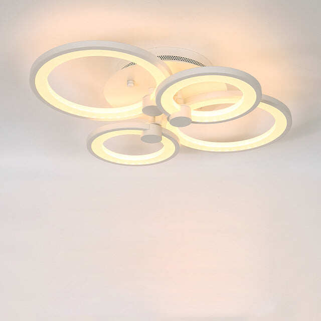 acrylic room modern nordic pendant hanging living room led light bedroom lamp color changing lights led chandelier lighting