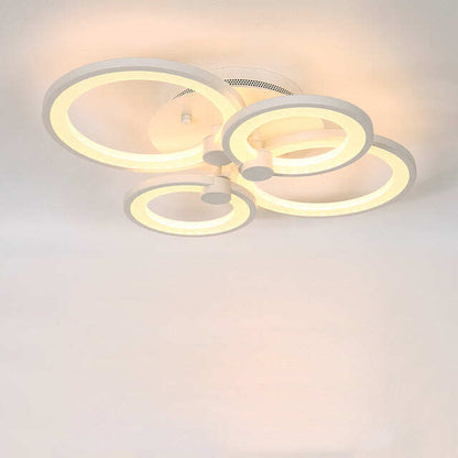 acrylic room modern nordic pendant hanging living room led light bedroom lamp color changing lights led chandelier lighting