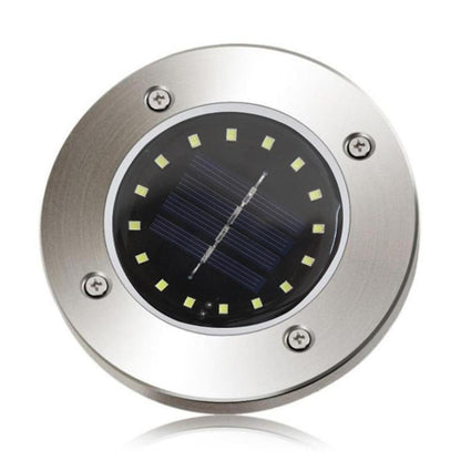 8/16/20 LED Solar Ground Light Waterproof Garden Pathway Solar Lamp for Home Yard Driveway Lawn Road White/Warm White