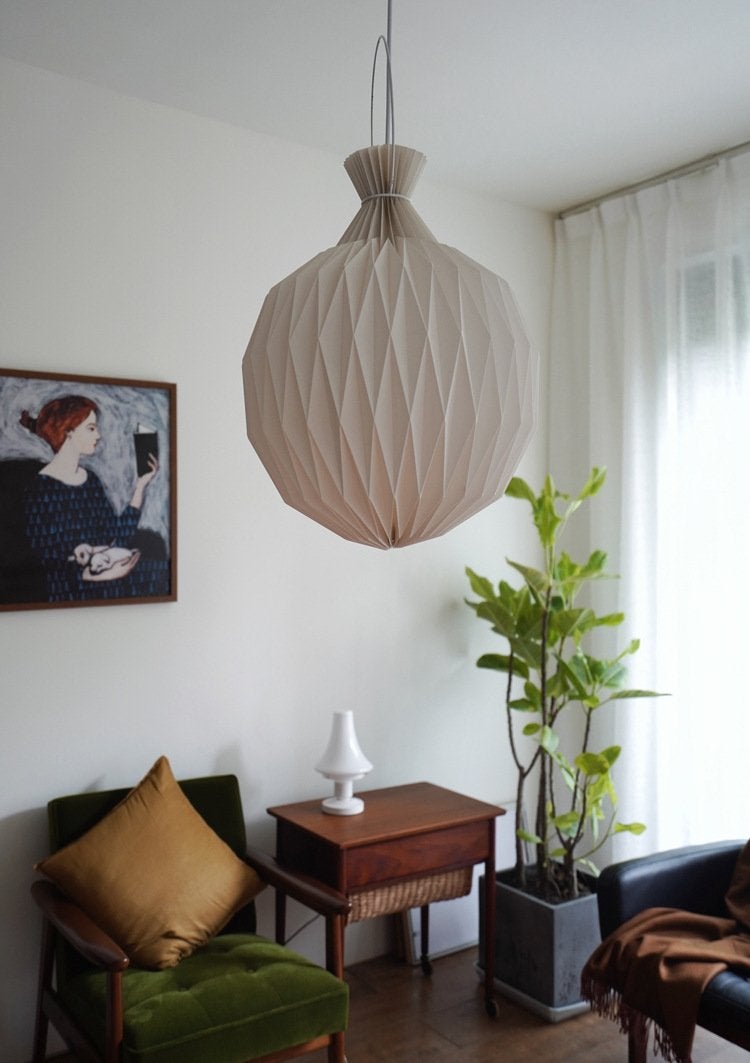 Pineapple Chandelier Origami American Country Retro Chandelier