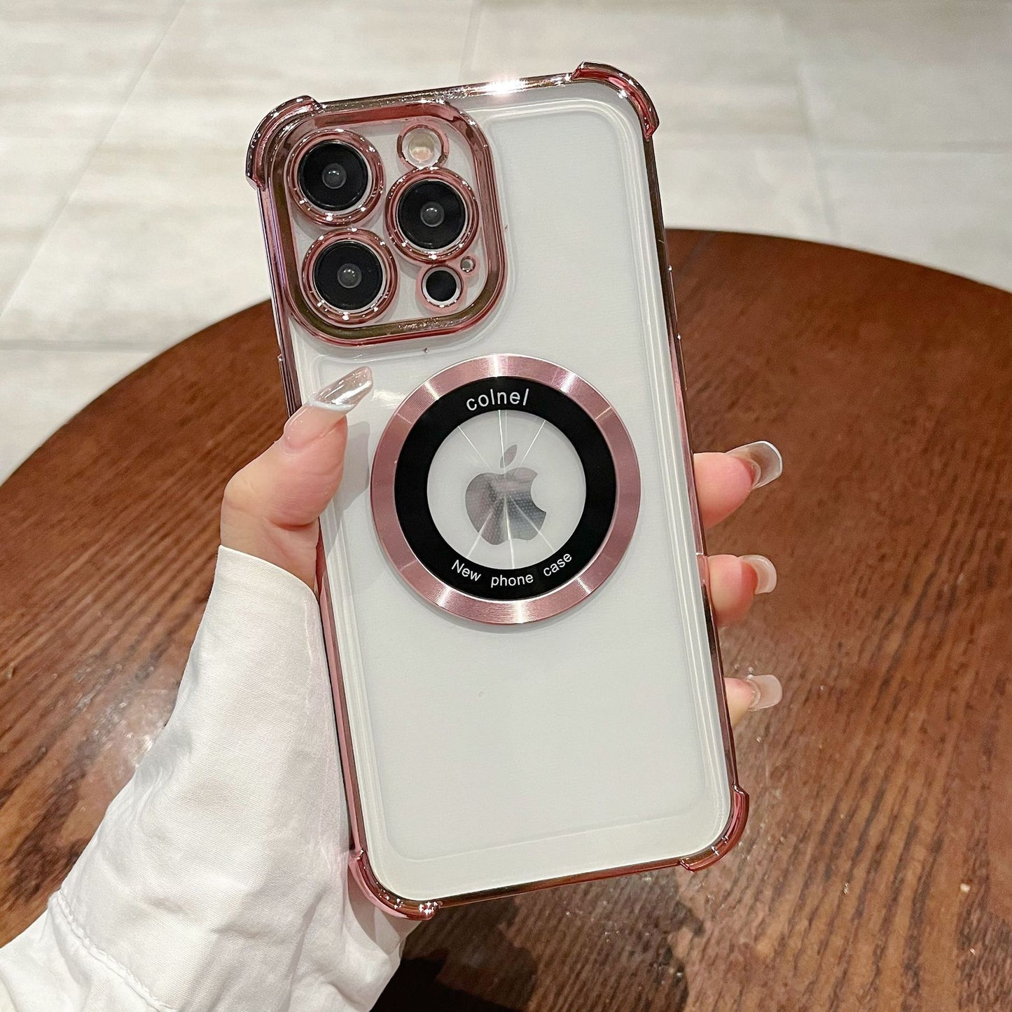 Transparent Plating Magnetic Cases For iPhone 16 13 12 11 17 Pro Max 14 15 Plus 17 Air For Magsafe Wireless Charging Phone Cover