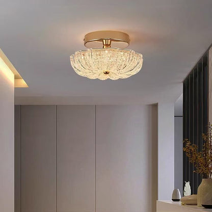 Modern Crystal sand acrylic LED Ceiling Light Small Pendant Lamp for Doorway Corridor Balcony Home decoratio