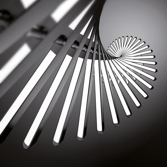 New Net Hot Chandelier Dimmable Creative LED Aluminum Alloy Simple Fishbone Chandelier