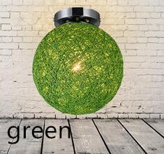 Modern Ceiling Lamp  LED Indoor Light Hemp And iron Pendant 20cm Lamp The Restaurant Shops Bar Corridor Light  Fixture