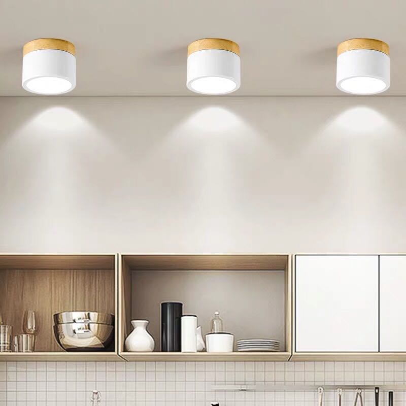 LED Downlight Dimmable 5W 7W 9W12W15W Led Surface Mounted Ceiling Downlight Nordic Spot light for indoor Foyer,Living Room