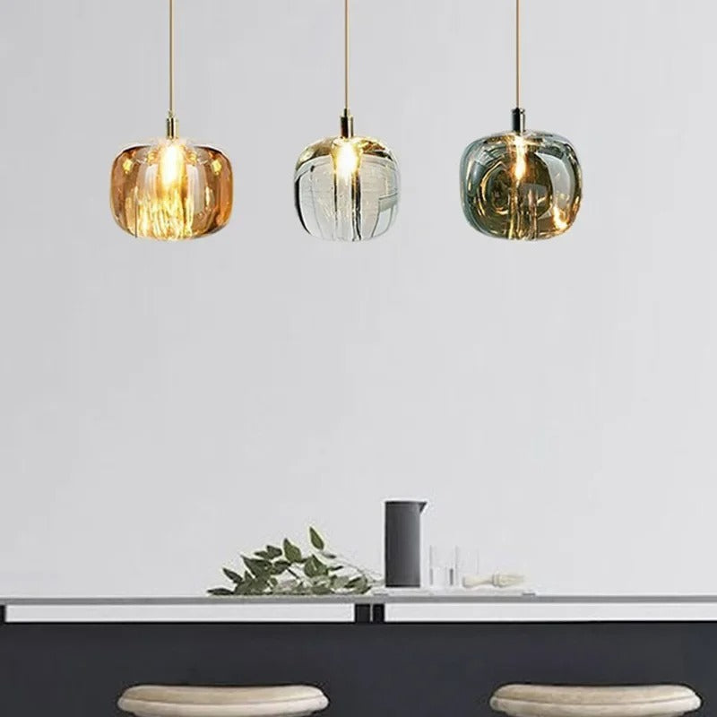Staircase Living Room Crystal Ball Chandelier Indoor Kitchen Island Lighting Gloss Modern Art Crystal LED Chandelier