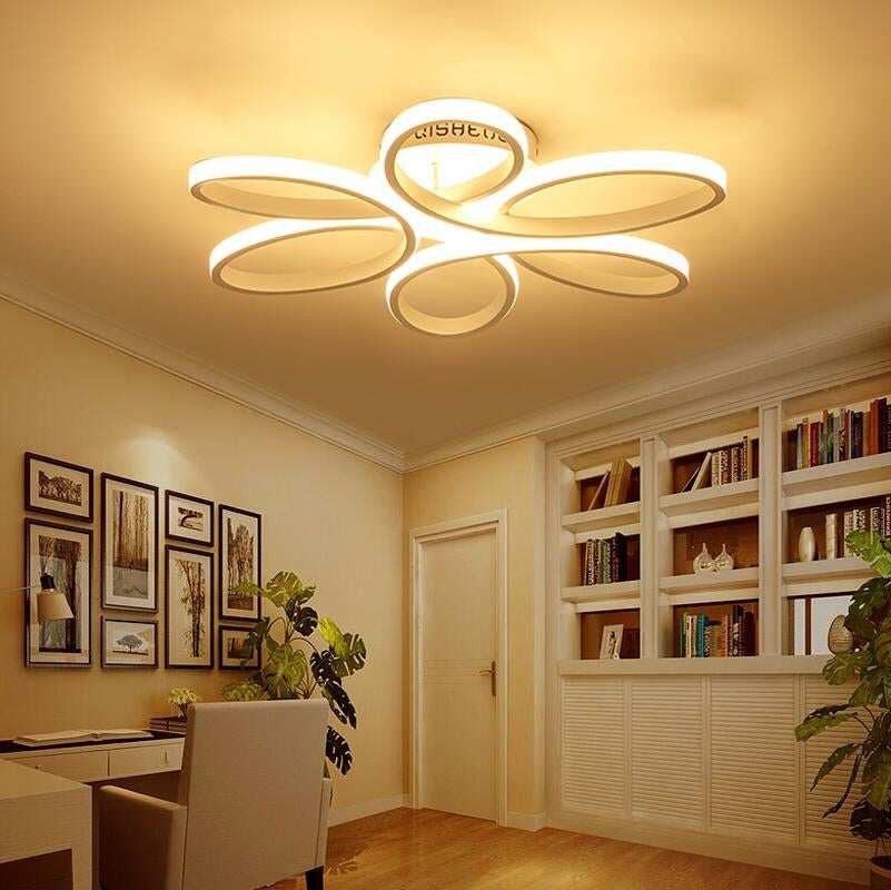Modern Led Chandelier Ring Chandelier For Living Room Chandeliers Lustre Luminaria Chandelier Decoration