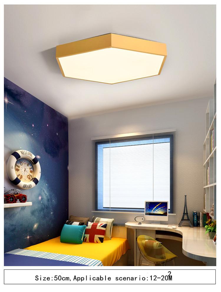 Modern Ceiling Lamps LED Alien Metal Ironware Acrylic Colorful Iron Light Children Bedroom Indoor Lightings Light Fixture