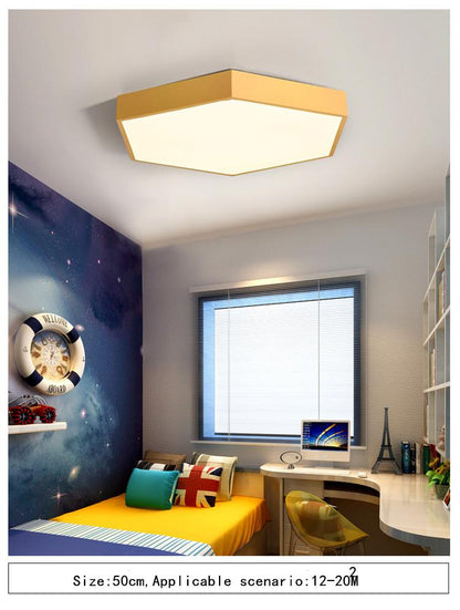 Modern Ceiling Lamps LED Alien Metal Ironware Acrylic Colorful Iron Light Children Bedroom Indoor Lightings Light Fixture