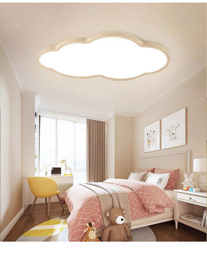 Cartoon LED Ceiling Light Lamp Cloud Fixture Surface Mounted Dimmable Children Kids Bedroom Study Remote Control