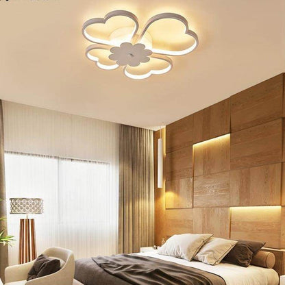 Acrylic Kids Led Ceiling Lights For Study Room Flowers Lighting Fixtures Lampe Led Plafond Plafond Home 36W 54W Lampara Techo