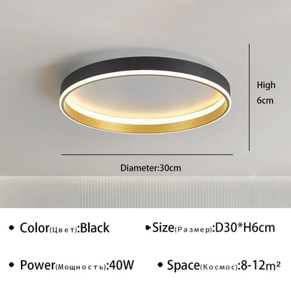 Modern LED Ceiling Light Chandelier For Bedroom Living Dining Room Indoor Home Decor Light Fixture