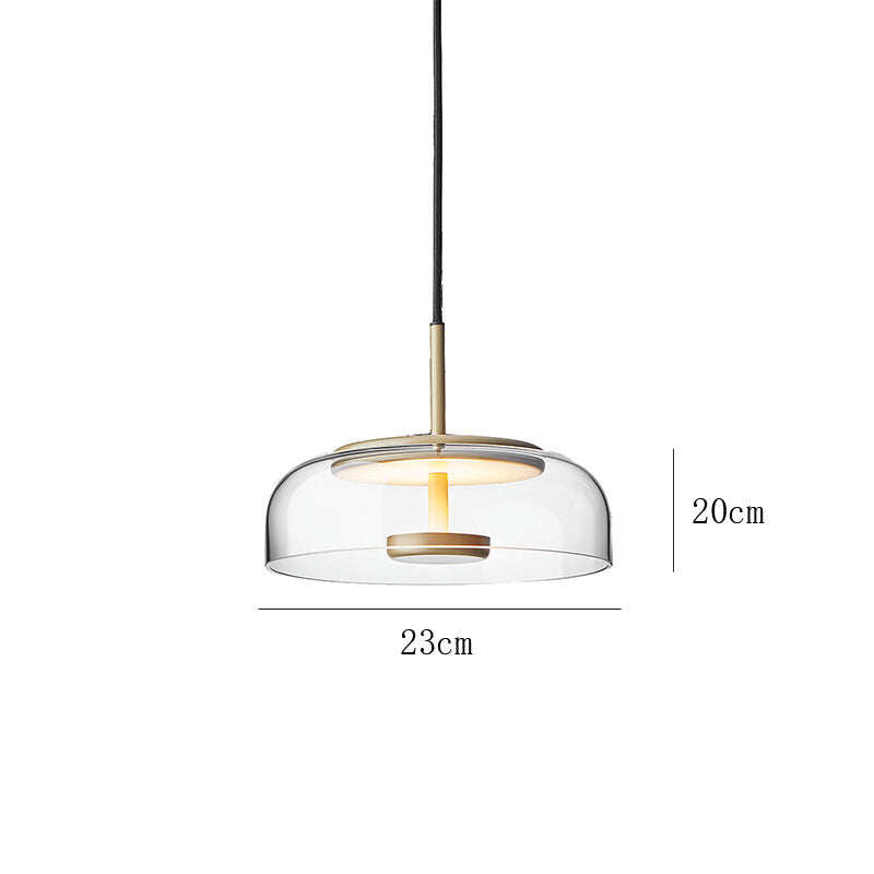 Modern Simple Chandelier Creative Circular Living Room Light Dining Room Bedroom LED Light
