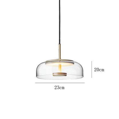 Modern Simple Chandelier Creative Circular Living Room Light Dining Room Bedroom LED Light