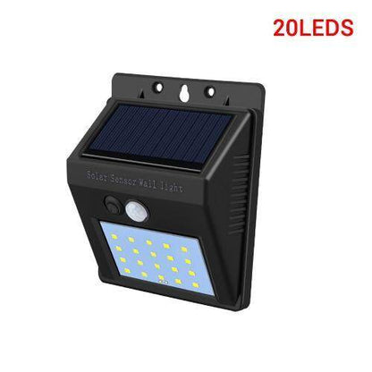 Vacamm 100 LED Solar Light Outdoor Solar Lamp PIR Motion Sensor Solar Powered Sunlight Wall Street Light for Garden Decoration