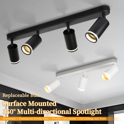 Modern Ceiling Led Spot Light Replaceable GU10 Bulb Track Lighting for Living Room Kitchen Ceiling Lamp