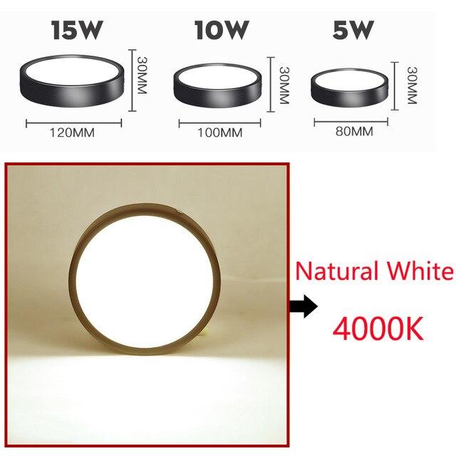 Led Downlight LED Spot Light Surface Mounted Ceiling 5W 10W 15W Down Lights Fixture Ultra Thin Indoor Lighting For Kitchen