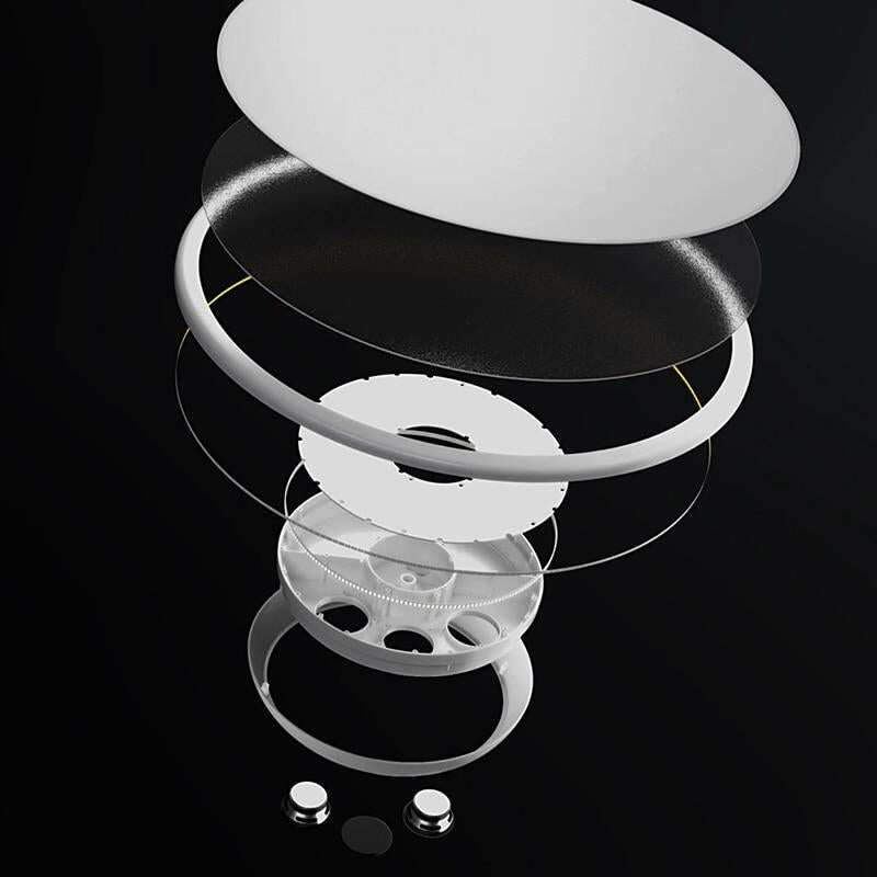 Modern LED Smart Dining Chandelier Bluetooth Speaker Pendant Light RGB Ambient Light APP Remote Control