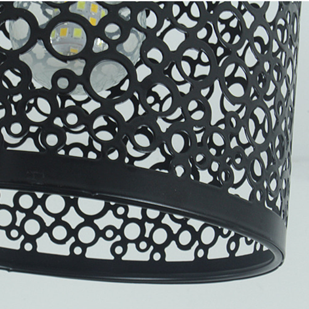 Modern Nordic Black Wrought Iron E27 Led Ceiling Lights For kitchen Living Room Bedroom Study Balcony Restaurant