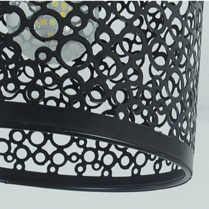 Modern Nordic Black Wrought Iron E27 Led Ceiling Lights For kitchen Living Room Bedroom Study Balcony Restaurant