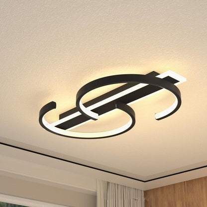 Art Design Dimmable led Ceiling Light Simple Remote Control Ceiling Lamps Surface Mounted LED Ceiling Lighting 220v 35w