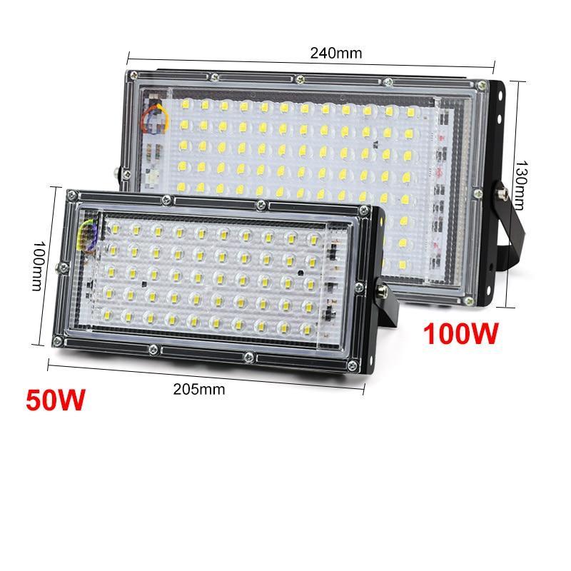 Led Floodlight 50W 100W Outdoor led Spotlight Full Spectrum LED Grow Light For Plants Tent Flower Seeding Indoor Grow