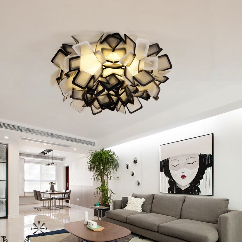 Modern LED Lamp Ceiling Lights Indoor Lamp Ceiling Lighting PVC Living Bedroom Shop Casting Molding Seal Dustproof Hardlights