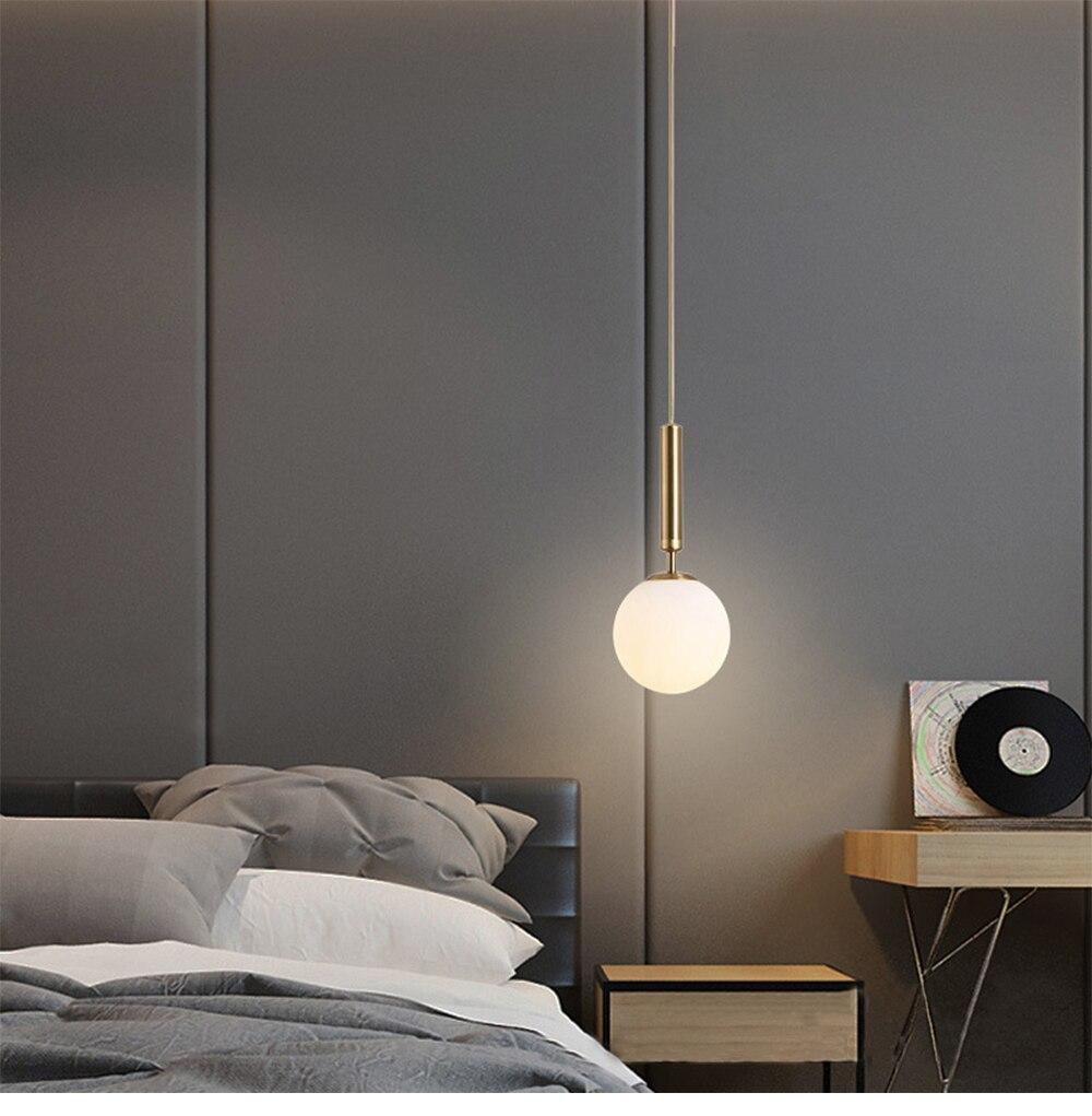 25cm Loft Nordic Pendant Lights Hanging Lamp Industrial Hanglamp Modern Brass Aluminum Suspension Dropshipping