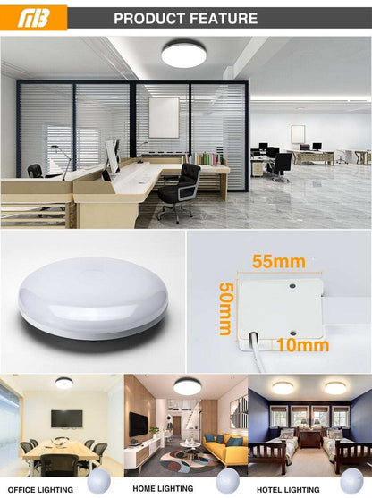 LED Panel Lamp LED Ceiling Light 48W 36W 24W 18W 13W 9W 6W Down Light Surface Mounted Modern Lamp For Home Lighting