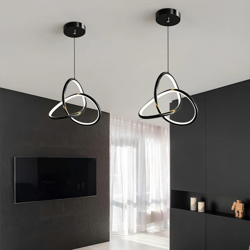 Lustre LED Pendant Lights Hanging Lamps For Ceiling Living Room Decoration Nordic Pendant Lamp