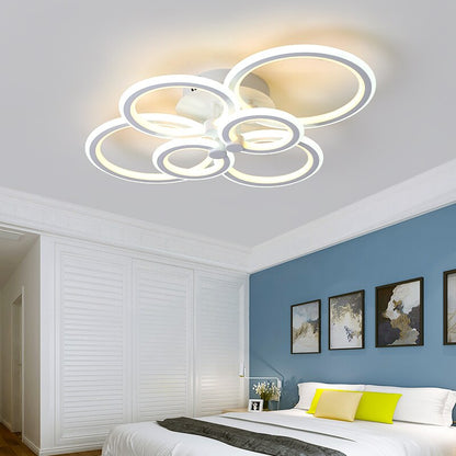 Gleam RC Modern Led Ceiling Lights For Living Room Bedroom Study Room Ceiling Lamp Plafondlamp White Color