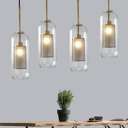 Nordic Modern Simple Glass Ball Single Head E27 LED Pendant Lights Personality Decorative Lighting For Living Room Bedroom Cafe