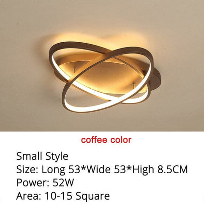 Oval Led Ceiling Lights Luminaire Plafonnier For Living Room Kitchen Bedroom Lampen Modern Light Fixtures Verlichting
