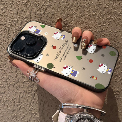 Cute Cartoon Sanrio Hello Kitty Cat Magsafe Wireless Charge Phone Case For iPhone 16 15 14 13 12 Pro Max Cover