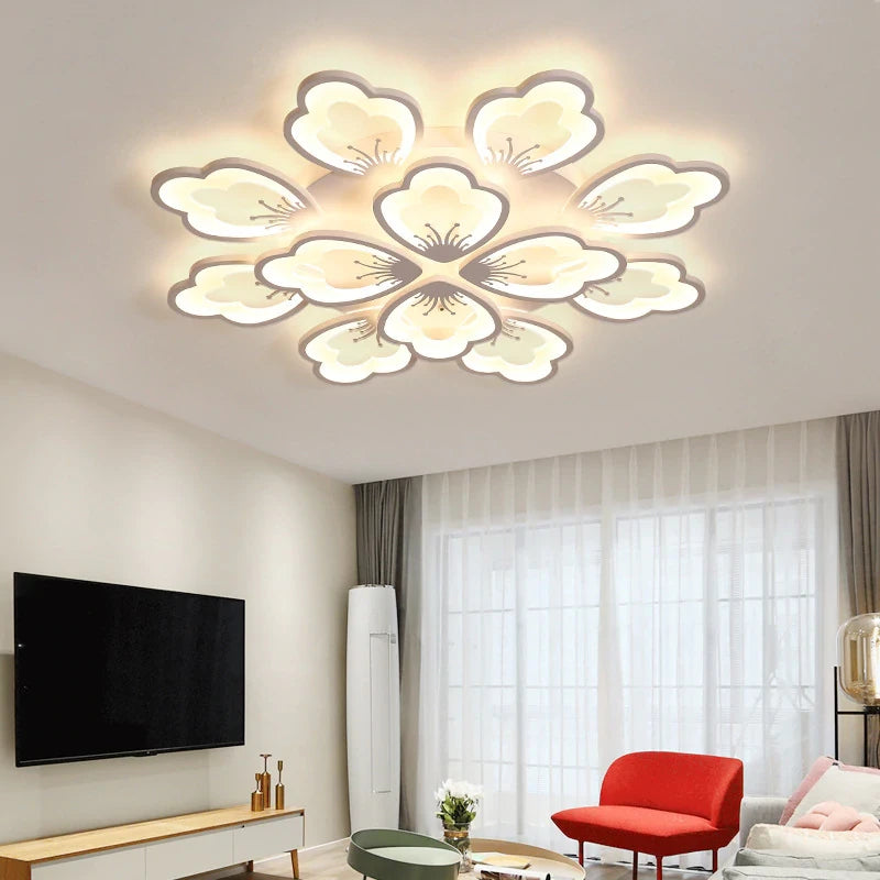New living room lamps atmospheric household modern minimalist hall ceiling lamp art creative personality light in the bedroom