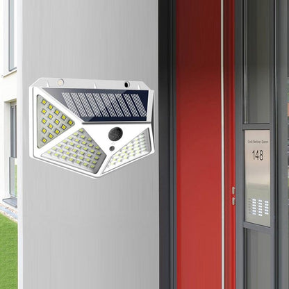 LED Solar Light Outdoor Solar Lamp With PIR Motion Sensor Solar Powered Waterproof Wall Light For Garden Yard Path Decoration