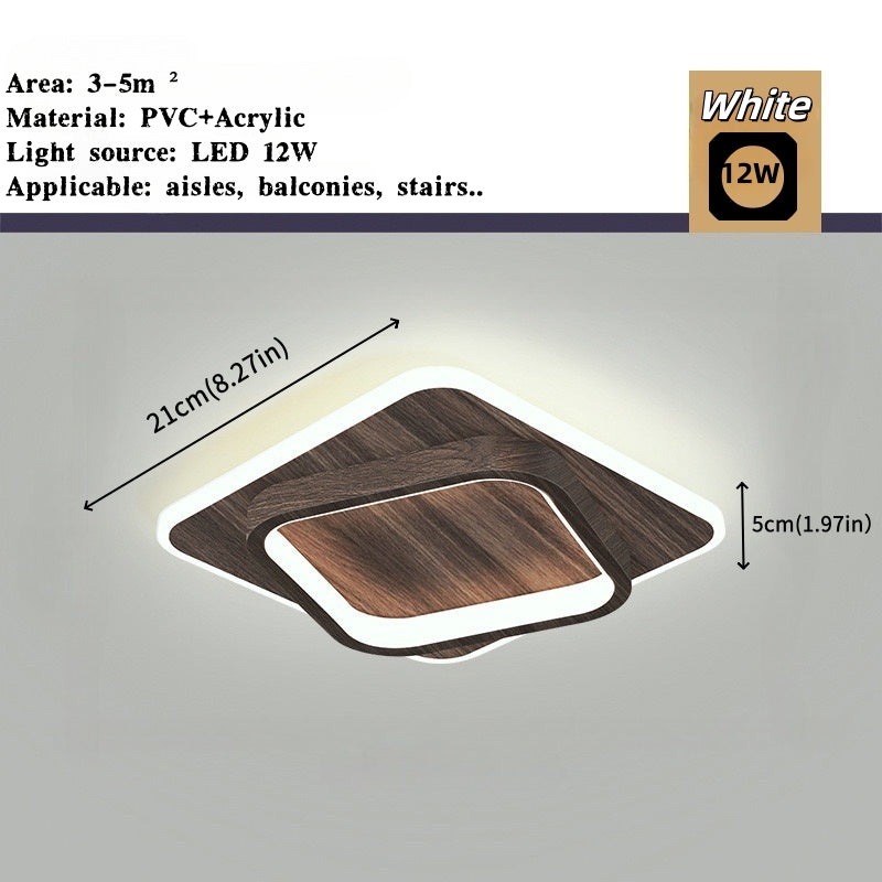 Modern Minimalist LED Ceiling Light Creative Decor Lighting Fixture Staircase Aisle Luxury Ceiling Lamp