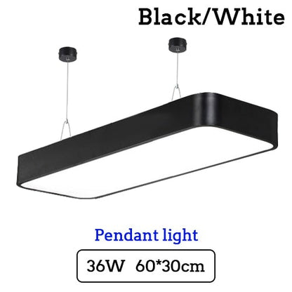 LED Modern Ceiling Light Lamp dimmable Surface Mount Rectangleindustrial wind Lighting Fixture Bedroom Living Room Office lights