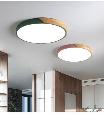 Modern LED Ceiling Light For Living Room Lighting Fixtures Bedroom Kitchen Surface Mount Ceiling Lamp White Black Gray