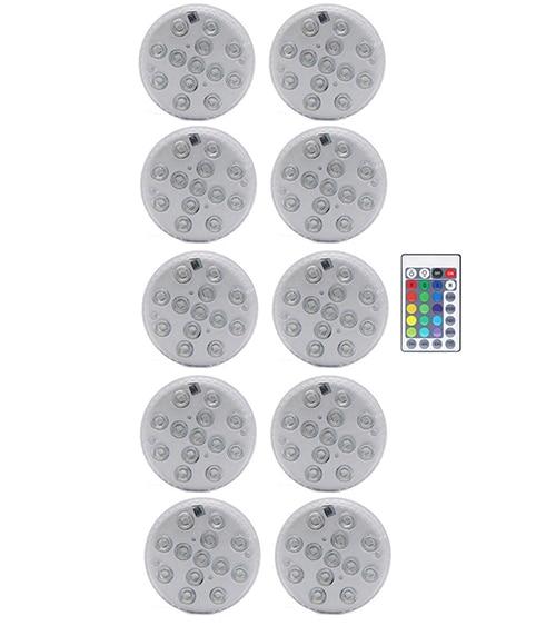 New 16 Colors Submersible Led Lights With Magnet and Suction Cup Pond Fountain Underwater LED Night Light for Vase,Fishtank