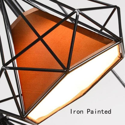Modern Pendant Lamp Light,  Iron Frame Pendant Lights For Kitchen Island Dining Room Home Decoration Luminaire