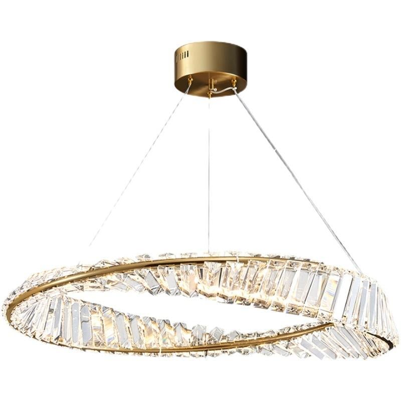 Creative Chandelier Simple American Crystal Living Room Lamp